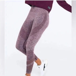 Victoria's Secret VS PINK Maroon High Waisted Seamless Leggings medium